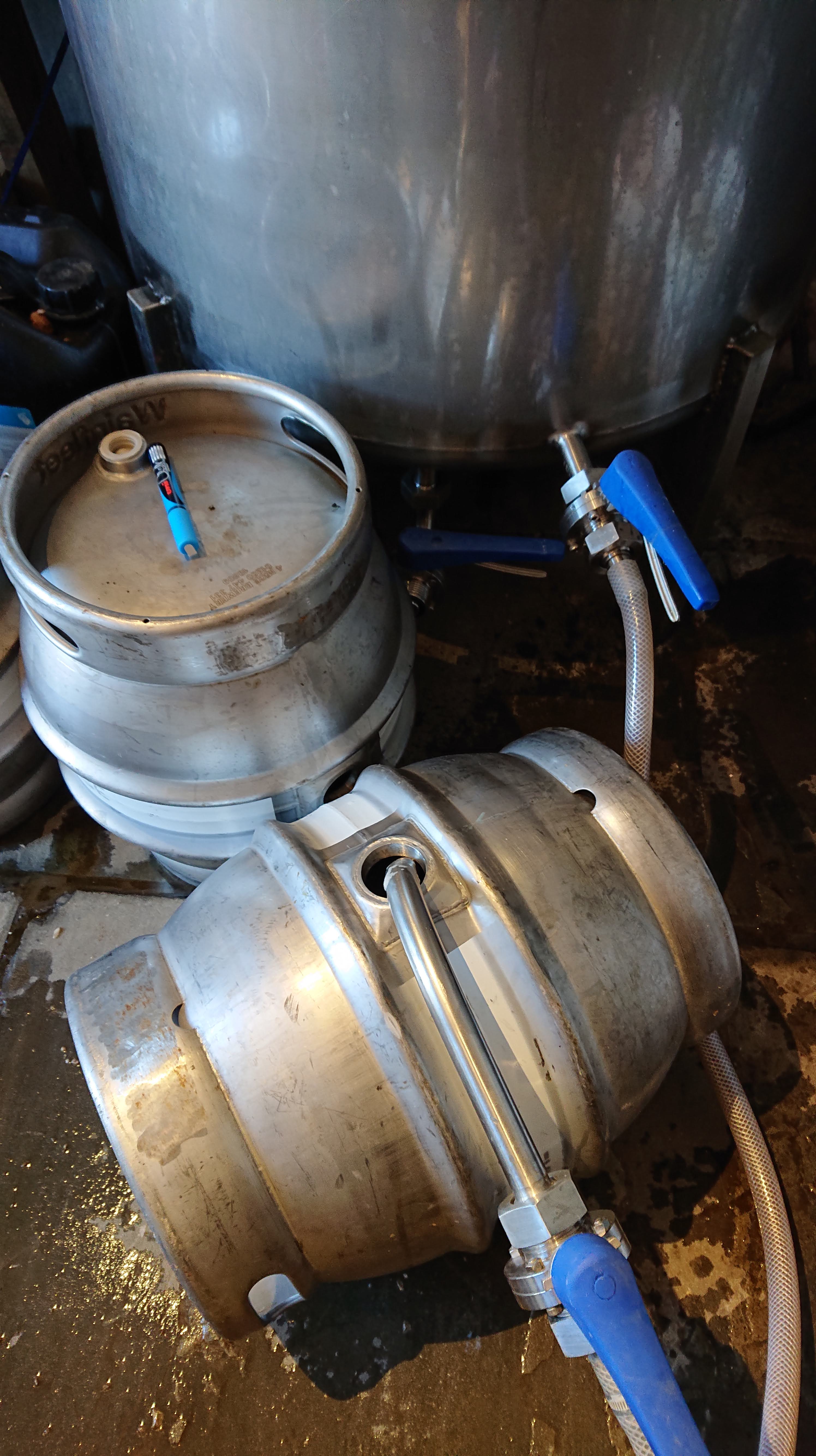 Racking off beer - Coach &amp; Horses